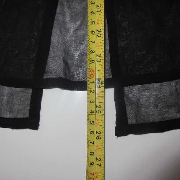 Cute Floral Sheer Sleeveless Top Black White - Picture 4 of 4